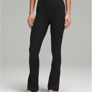 Lululemon High Rise Ribbed Mini Flare Short